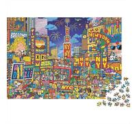Centro business Jigsaw Puzzle Impossible 500 Pezzi Decorazione Per La Casa. Rilassamento E Intelligence Per Adulti E Bambini Da 12 Anni 500pcs (52x38cm)