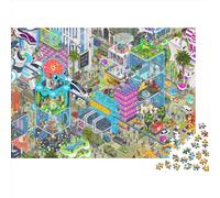Centro business Puzzle Impossible 500Pcs Decorazione Per La Casa. Rilassamento E Intelligence Per Adulti E Bambini Da 12 Anni 500pcs (52x38cm)