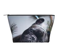 Centro commerciale Bulldog francese Cani neri Animali domestici, Borsa da toilette Borsa per trucco Borsa per cosmetici Borsa da toilette da viaggio portatile