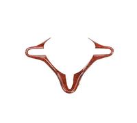 Centro Console Copertura Trim Adesivo Per Rivestimento Volante Per Civic 2006-2011, Per Fit 2008-2011, Per City 2008-2012, Materiale ABS(Yellow Mahogany A)