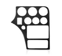 Centro Console Panel Trim Per Alfa Per Romeo 159 Per Brera Per Spider 2004 2005 2006 2007-2011 Adesivo Pannello CD Auto Finiture Fibra Carbonio(LHD)