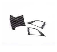 Centro Console Panel Trim Per Fiat 500 Per Abarth 595 2012-2022 Cornice Per Pulsanti Del Volante In Fibra Di Carbonio Morbida Adesivo Accessori Decorativi Per Lo Styling(B)