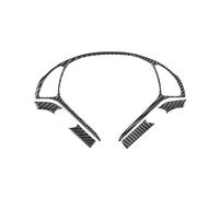 Centro Console Panel Trim Per G25 G35 G37 2007-2013 Morbida Fibra Di Carbonio Car Center Console Dash Cruscotto Copertura Rivestimento Interno Set(8 pcs)