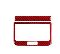 Centro Console Panel Trim Per Seat Per Leon Per MK3 2013 2014 2015 2016 2017 2018 2019 2020 LHD RHD Adesivo Cornice Uscita Dell'aria Posteriore Per Auto(Red Carbon)