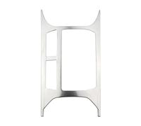 Centro Console Panel Trim Per VW Per T-ROC Per TROC 2018 2019 2020 2021 2022 Accessori Auto Console Centrale Tazza Di Acqua Pannello Di Copertura Telaio Adesivo Trim Car Interior Central Conole(Silver