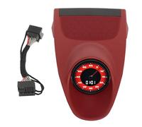 Centro Dashboard Bezel Console Strument Pannello Set di orologio per 718, a colore mutevole 16 colori, materiale ad alta resistenza (Rosso)