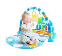 Centro di attività per bambini | I bambini giocano a mat palestra | Musical Baby Mat con giocattoli sensoriali e piano di illuminazione per l'apprendimento del divertimento | Giocattolo di sviluppo in