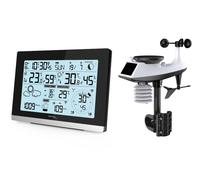 WS1750 Meteo Center - temperatura interna, temperatura esterna, umidità interna, umidità esterna, previsioni meteo, velocità del vento, direzione del vento, quantità di precipitazioni