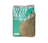 Centro Natura & Pet shop Sabbia di Vetro Filtrante per Pompa Filtro Piscina Granulometria 0,4-1,6mm Confezione da 20kg