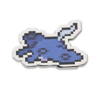 Centro Pokémon: Pin Pixel Pokémon Mantine, Lega di zinco/smalto duro, Nessuna pietra preziosa