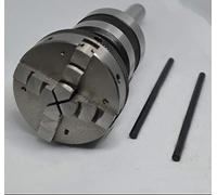 Centro rotante ad alta precisione M14 x 1 con mandrino per tornio autocentrante a 4 ganasce da 50 mm - contropunta 2MT