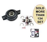 Centro Sostegno Cuscinetto Albero & 3 X Uj per Mitsubishi L200 K74 2.5 96 +