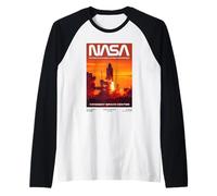 Centro Spaziale Kennedy dello Space Shuttle della NASA Maglia con Maniche Raglan