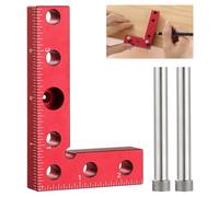 Centro Square Precise Finder, Layout Square Edge Gauge Marking, Posizionamento Mini Square, Strumento di 90 gradi, Multifunzionale Falegnami per la lavorazione del legno per