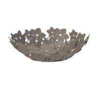 centro tavola grande floreale fior di loto Fango in Ferro 41x15cmh