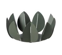 Arti & Mestieri Ficus - Centrotavola di Design 100% Made in Italy - in Ferro, 28,6 x 13 cm (Verde Salvia)