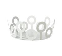 Arti & Mestieri Bollicine - Centrotavola piccolo di Design 100% Made in Italy - in Ferro, ⌀ 22,5cm, 10h cm (Bianco Marmo)