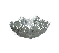 centro tavola piccolo margherite Giada in Ferro 32x8cmh