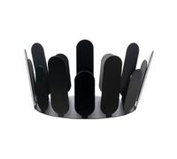 Arti & Mestieri Park - Centrotavola piccolo di Design 100% Made in Italy - in Ferro, ⌀ 22cm, 13h cm (Nero)