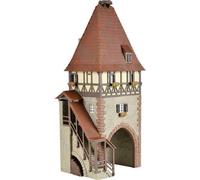 CENTRO TORRE CON PORTONE KIBRI 38470 H0 MODELLISMO