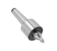 Centro vivo a triplo cuscinetto per tornio conico Morse Cuscinetto a sfere in acciaio ad alto tenore di carbonio Precisioni 0,000 "Max RPM 3000 MT1 MT2 MT3 MT4 CNC Tornitura argento (MT4)