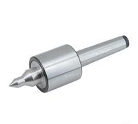 Centro vivo a triplo cuscinetto per tornio conico Morse Cuscinetto a sfere in acciaio ad alto tenore di carbonio Precisioni 0,000 "Max RPM 3000 MT1 MT2 MT3 MT4 CNC Tornitura argento (MT2)