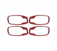 CentroInterior Trim Per BMW Serie 5 E60 2004-2010 Interni Fibra Carbonio Maniglia Interna Della Porta Trim Telaio Copertura Decor Adesivi