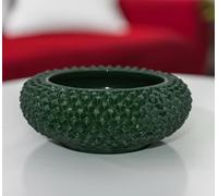 Centrotavola Ceramica di Caltagirone stile Pigna Siciliana soprammobile in verde