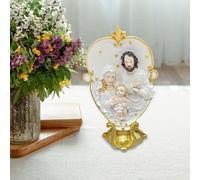 Centrotavola con scultura della Natività, figura della Sacra Famiglia per