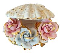 Soprammobili di fiori Capodimonte Centrotavola porcellana Italiana artigianale