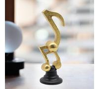 Centrotavola da tavolo con scultura di nota musicale, ornamento da tavolo