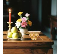 Centrotavola decorativo in lega, elegante ciotola per acqua santa e