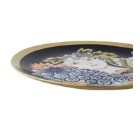 Centrotavola DKD Home Decor Azzurro Multicolore Porcellana 42 x 42 x 4 cm