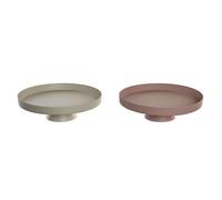 Centrotavola DKD Home Decor Beige Rosa Ferro 31 x 31 x 9 cm [2 Unità]
