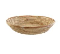 Centrotavola DKD Home Decor Marrone Juncus 42 x 42 x 8 cm