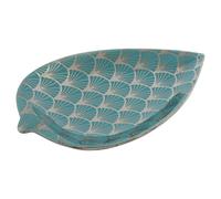 Centrotavola DKD Home Decor Turchese Porcellana 27,5 x 16 x 3 cm