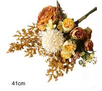 Centrotavola evento bouquet artificiale a mano composizione flessibile fiori rea