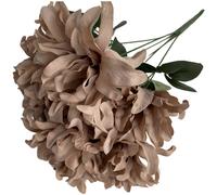 Centrotavola floreale dalia artificiale sposa steli floreali tessuto velluto