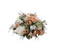 Centrotavola for tavolo da pranzo con palla di fiori artificiali da 50 cm, decorazione di nozze, piombo for strada, decorazione scenica, palla di fiori di seta per Decorazioni Matrimoni(Orange 1)