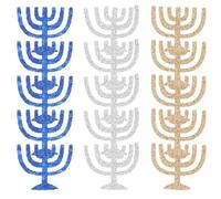 Centrotavola Hanukkah Stella di David 50 Pezzi | Decorazioni per Tavola e Feste, Adatto a Casa e Celebrazioni di Hanukkah, Formato Compatto