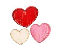 Centrotavola in legno a tema amore con doppia funzione come espositore e vassoio per casa e ufficio a forma di cuore decorazioni da tavolo decorazioni per San Valentino