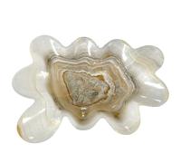 Centrotavola in Onice Grande Ciotola Decor Italian Design Arredamento L 54cm