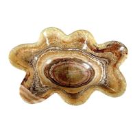 Centrotavola in Onice Grande Vassoio Decor Italian Design Arredamento L 50cm