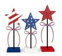 Centrotavola Independence Day, Stelle Rosse Bianche Centrotavola | ad per alta densità, struttura robusta, durata nel per tempo, bianco