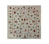 Centrotavola Natalizio 140x140cm Decorazioni Natale Maestri Cotonieri 3713