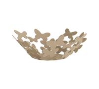 centrotavola piccolo con farfalle butterfly Beige in Ferro e polimetilmetacrilato 13x5cmdilatezza