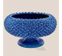 Centrotavola pigna Ceramica Caltagirone Artigianale pigne Alzata soprammobile f