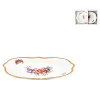 Centrotavola Porcellana Decoro Fiori 19x30xh3 Royal Norfolk