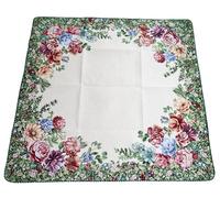 Centrotavola quadrato Striscia Adera in Gobelin cm 100x100 arras fiori