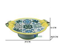 CENTROTAVOLA SICILIANO FANTASIA CON LIMONI DECALCA 3D ART.97436